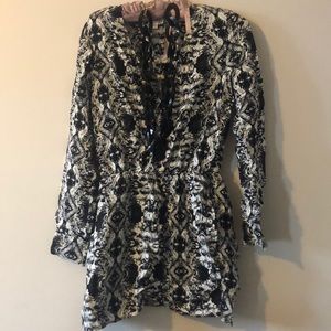 Dress with fitted waisted